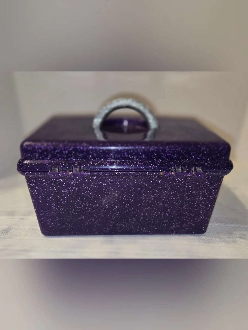 Purple Glitter OPI Caboodle Cosmetic Case